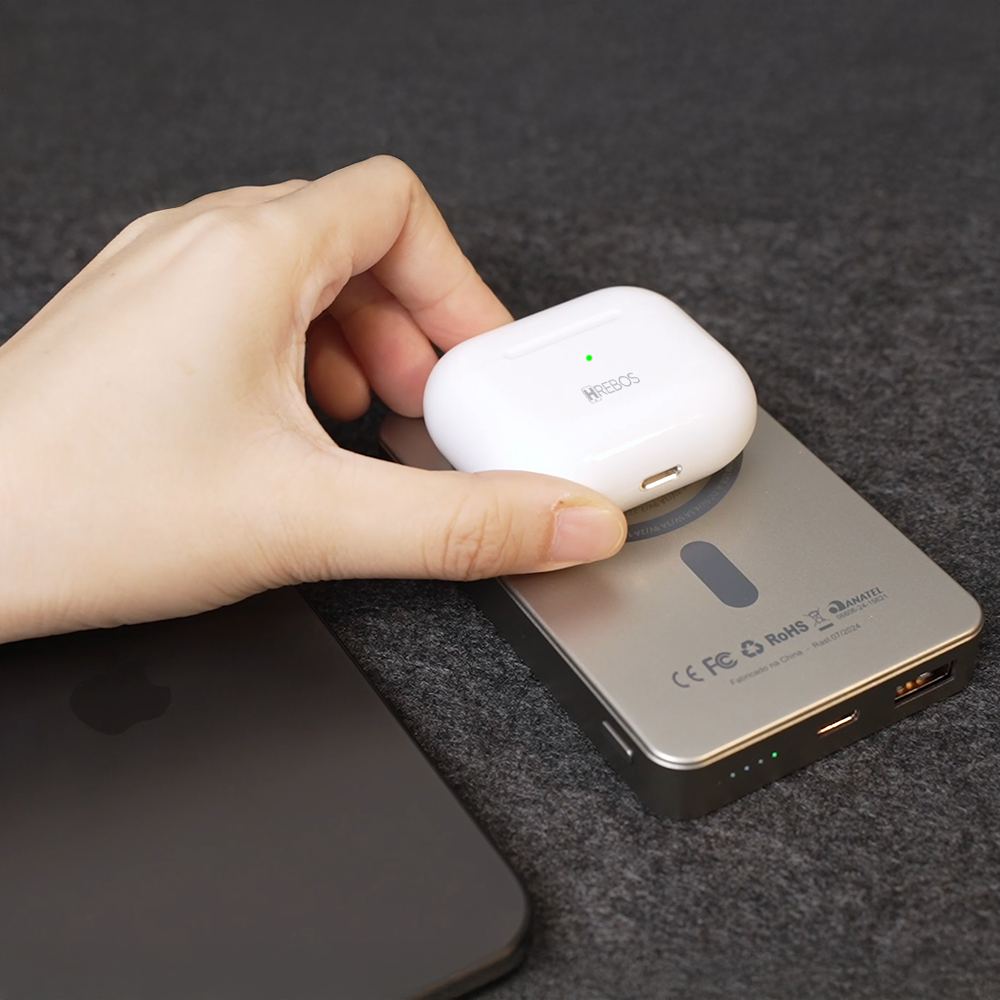 Power Bank 10.000mAh Magnético 22.5w