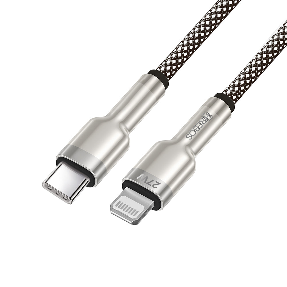 Cabo Metal Waves 27w Tipo-C x Lightning 1m