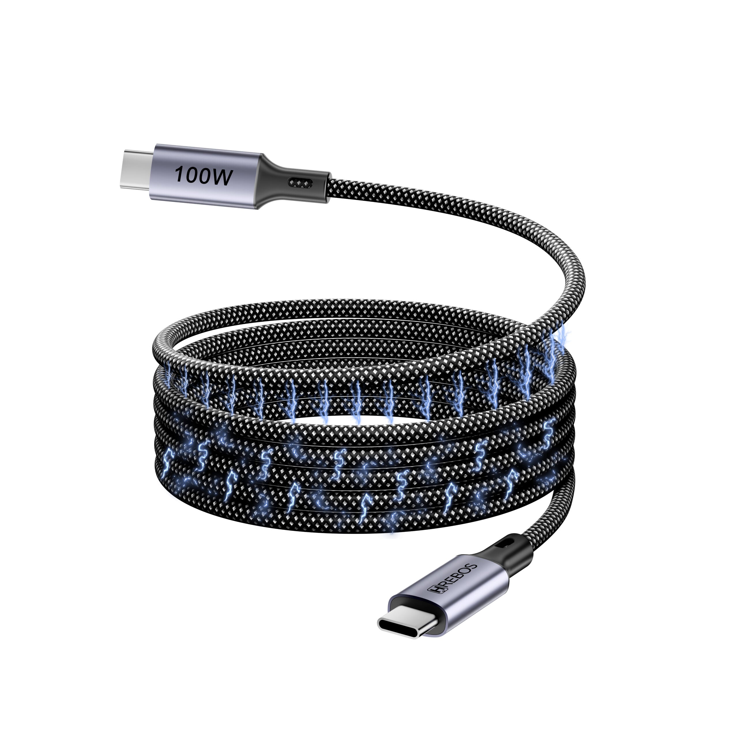 Cabo Magnético Liora Volt 100w Tipo-C x Tipo-C 1m
