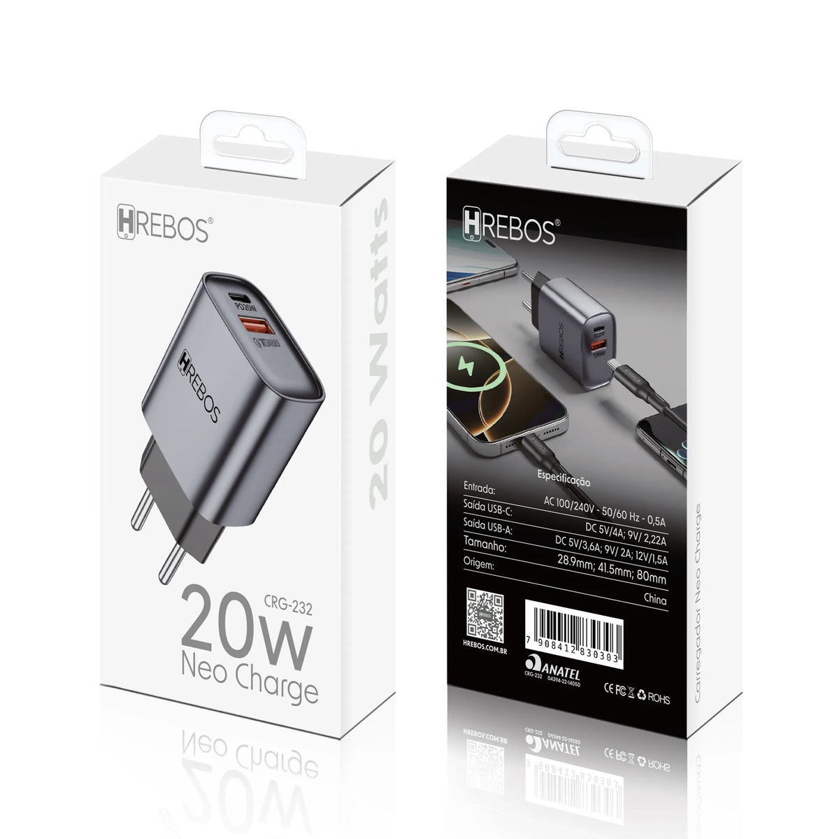 Carregador Neo Charge 20w