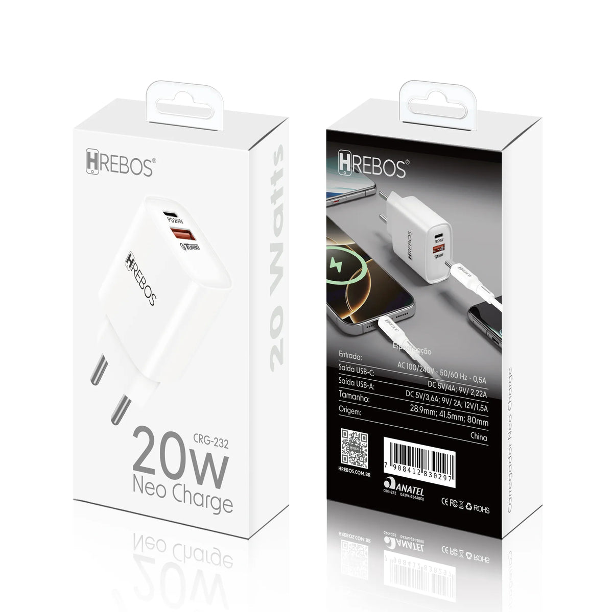 Carregador Neo Charge 20w