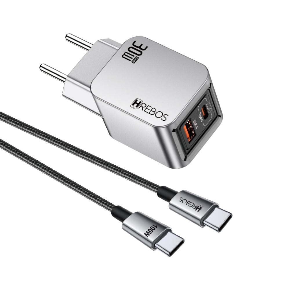 Kit Carregador Blink Charge 30w Tipo-C x Tipo-C