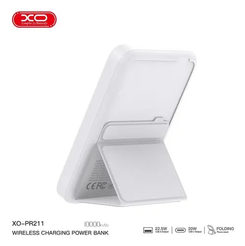 Power Bank Portátil Magnético Suporte Mesa Pd 22w 10000mah