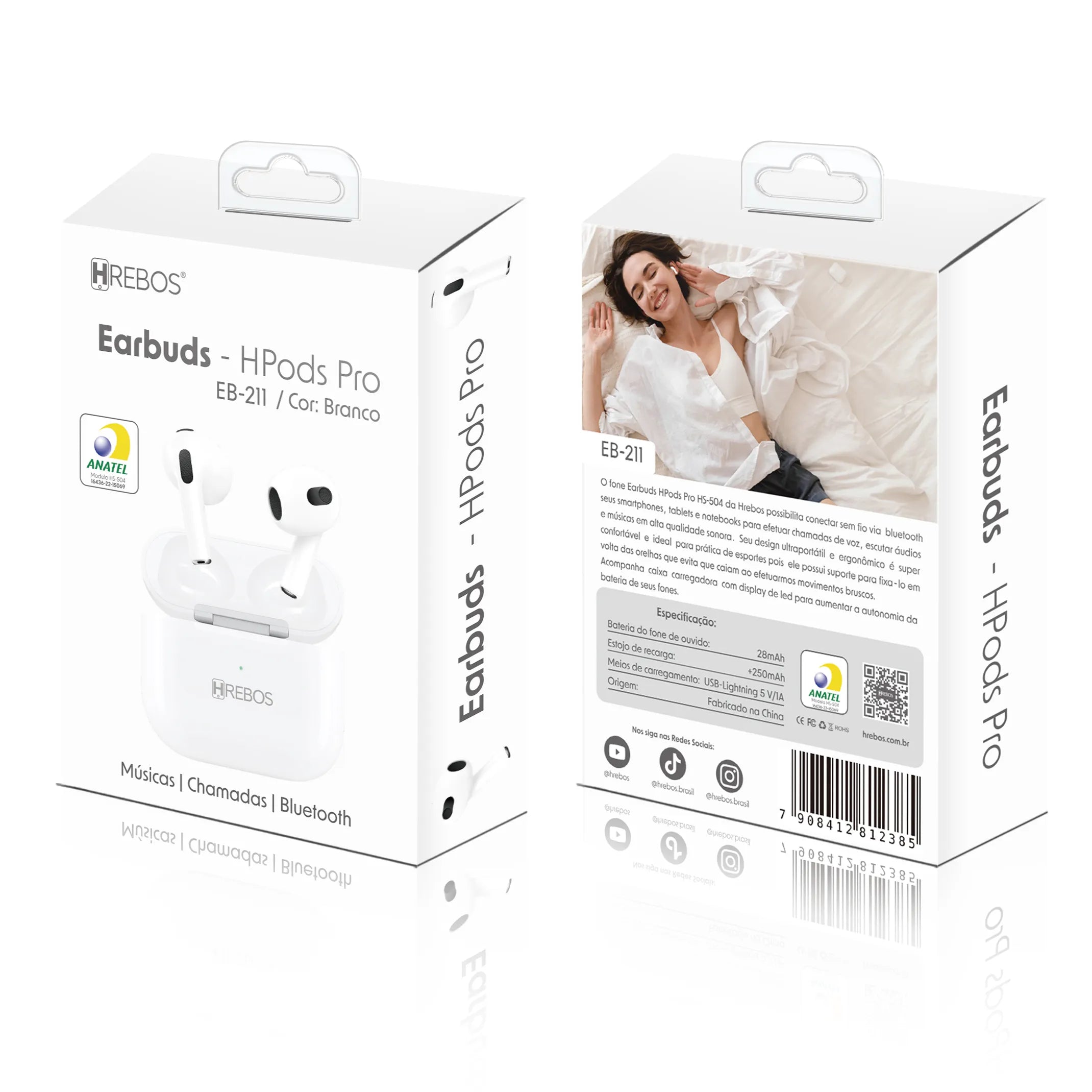 Fone Bluetooth HPods Pro