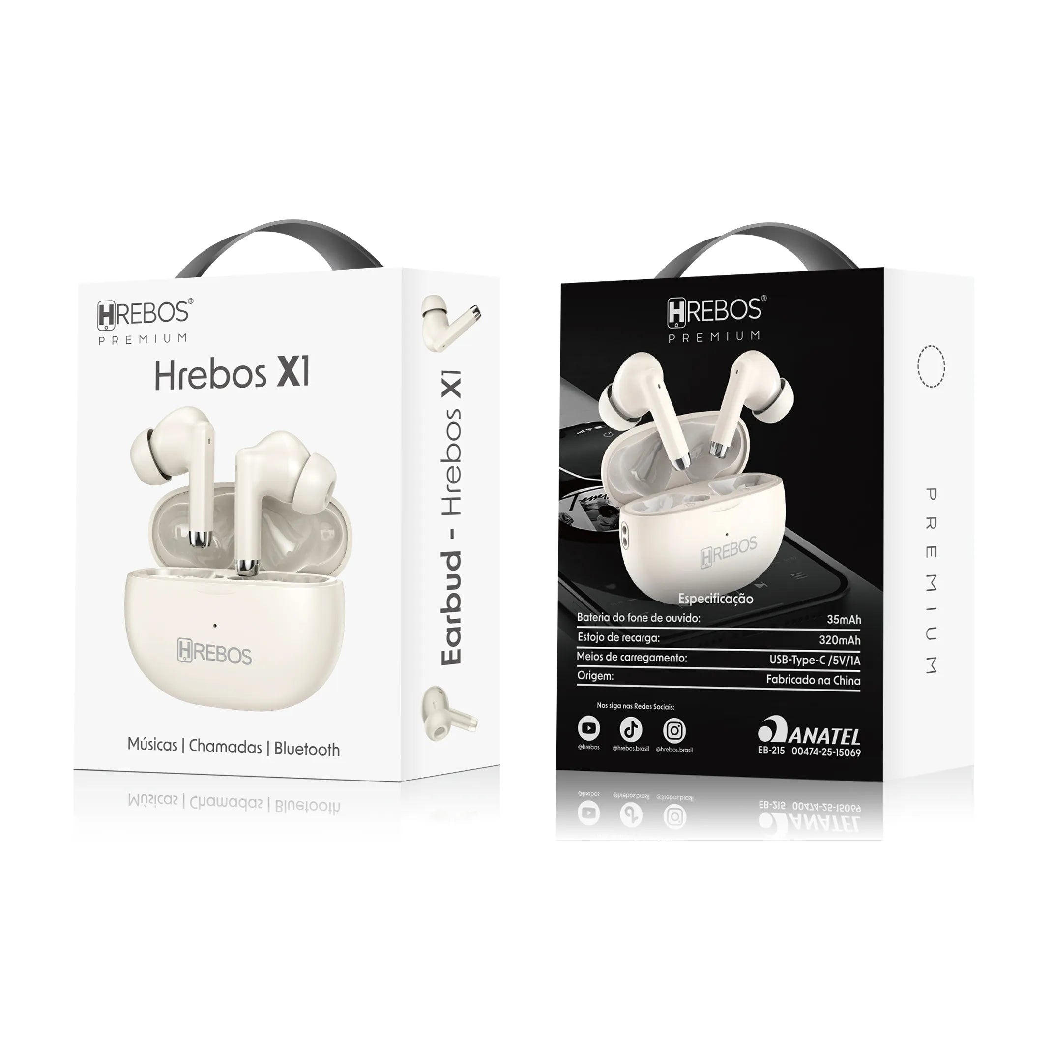 Fone Bluetooth Hrebos X1