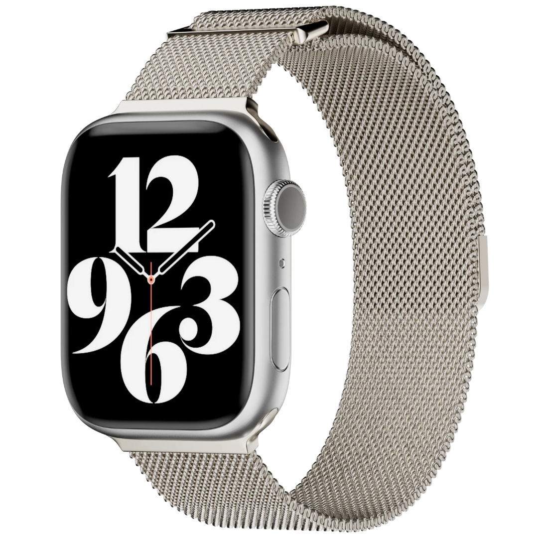 Pulseira Apple Watch Milanese Prata