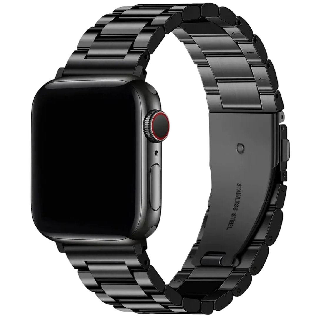 Pulseira Apple Watch Aço Preta