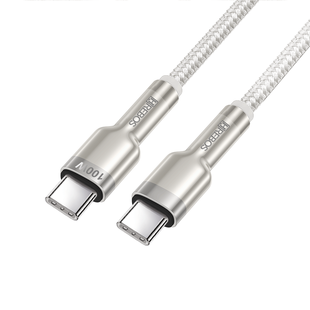 Cabo Metal Waves 100w Tipo-C x Tipo-C 1m