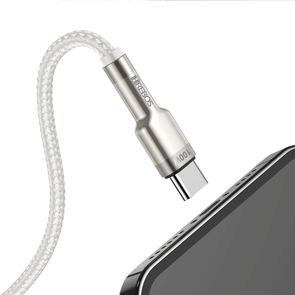 Cabo Metal Waves 60w USB x Tipo-C 1m