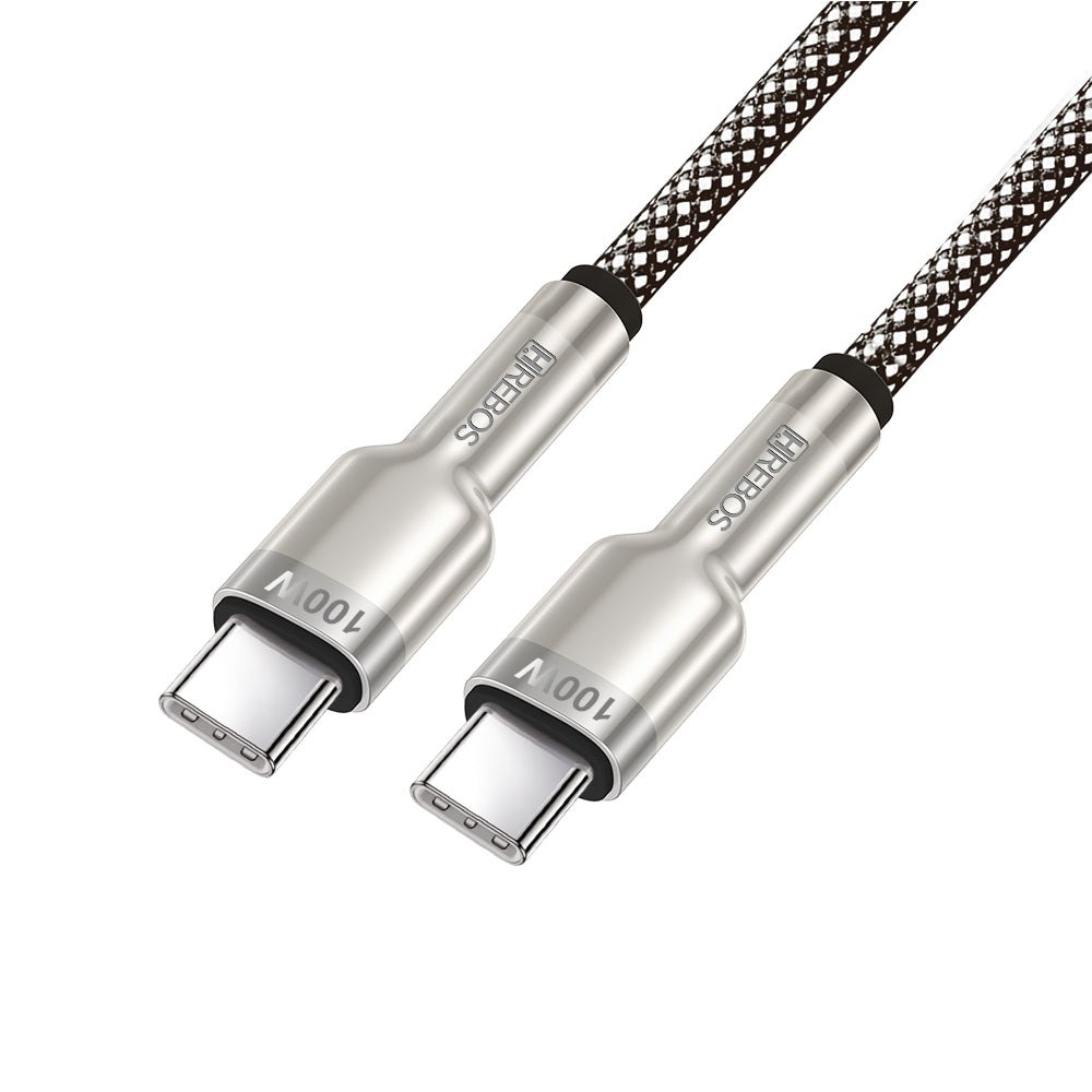 Cabo Metal Waves 100w Tipo-C x Tipo-C 2m