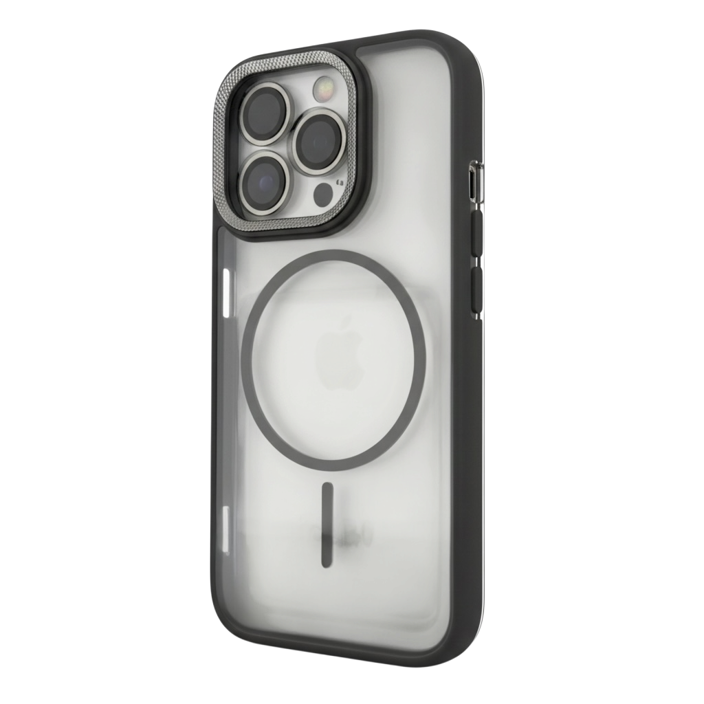 Capa Magnética G`Modelo Protective Expert iPhone 16 Pro Transparente com Cinza