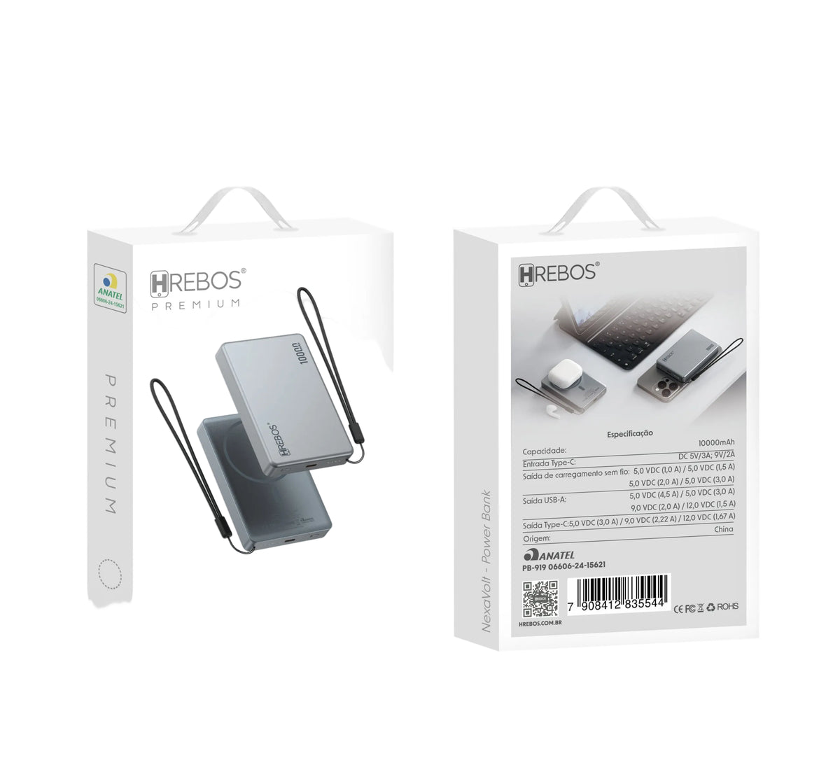 Power Bank NexaVolt 10.000mAh