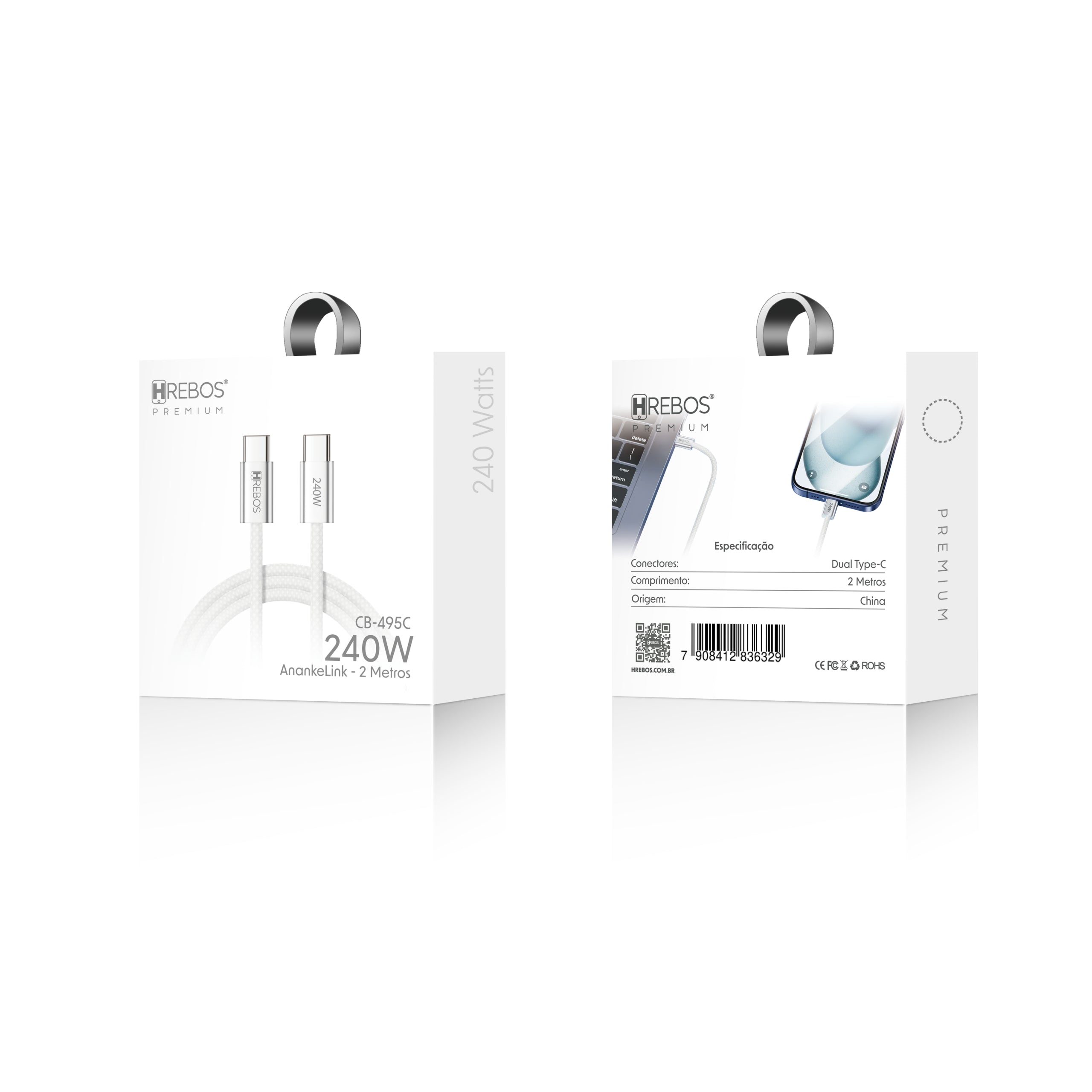 Cabo AnankeLink 240w Tipo-C x Tipo-C 2m