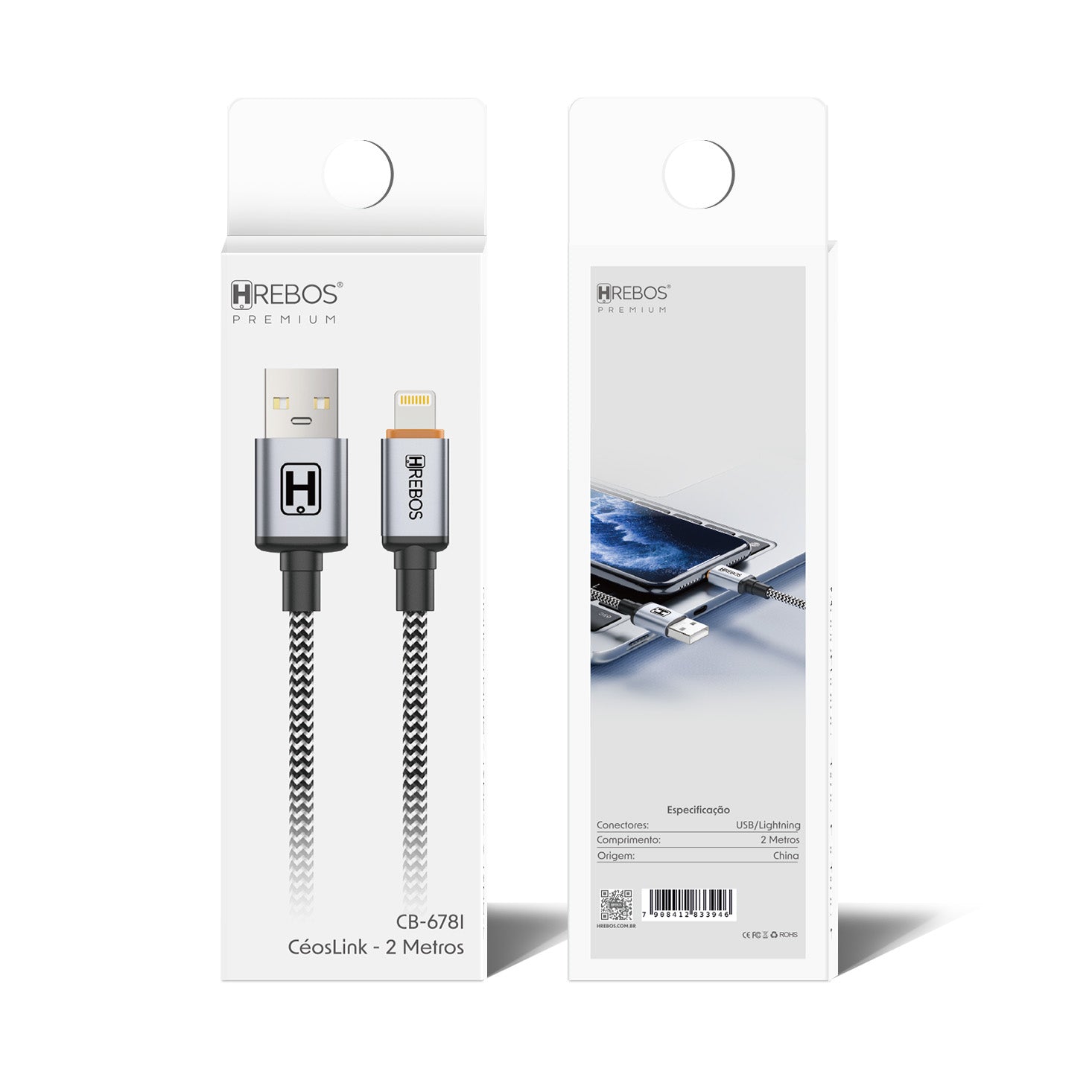 Cabo CéosLink USB x Lightning 2m