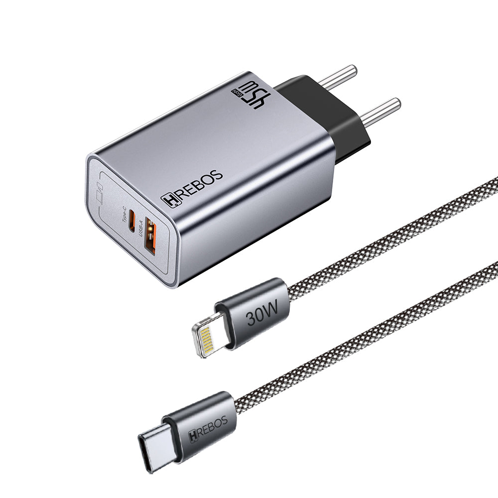 Kit Carregador Maxion Charge 45w Tipo-C x Lightning
