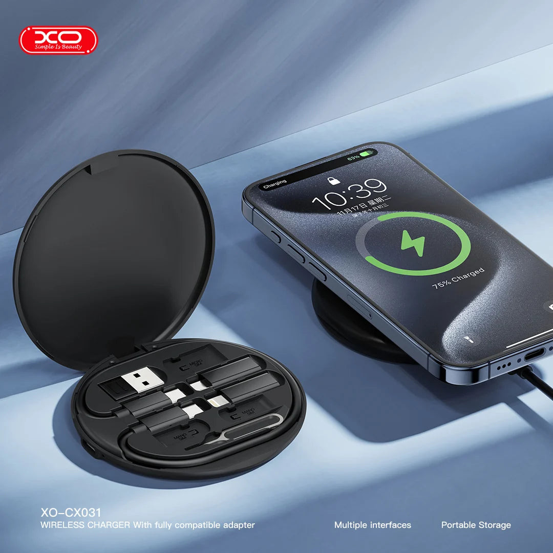 Kit Adaptador e Carregador Magnético 15w