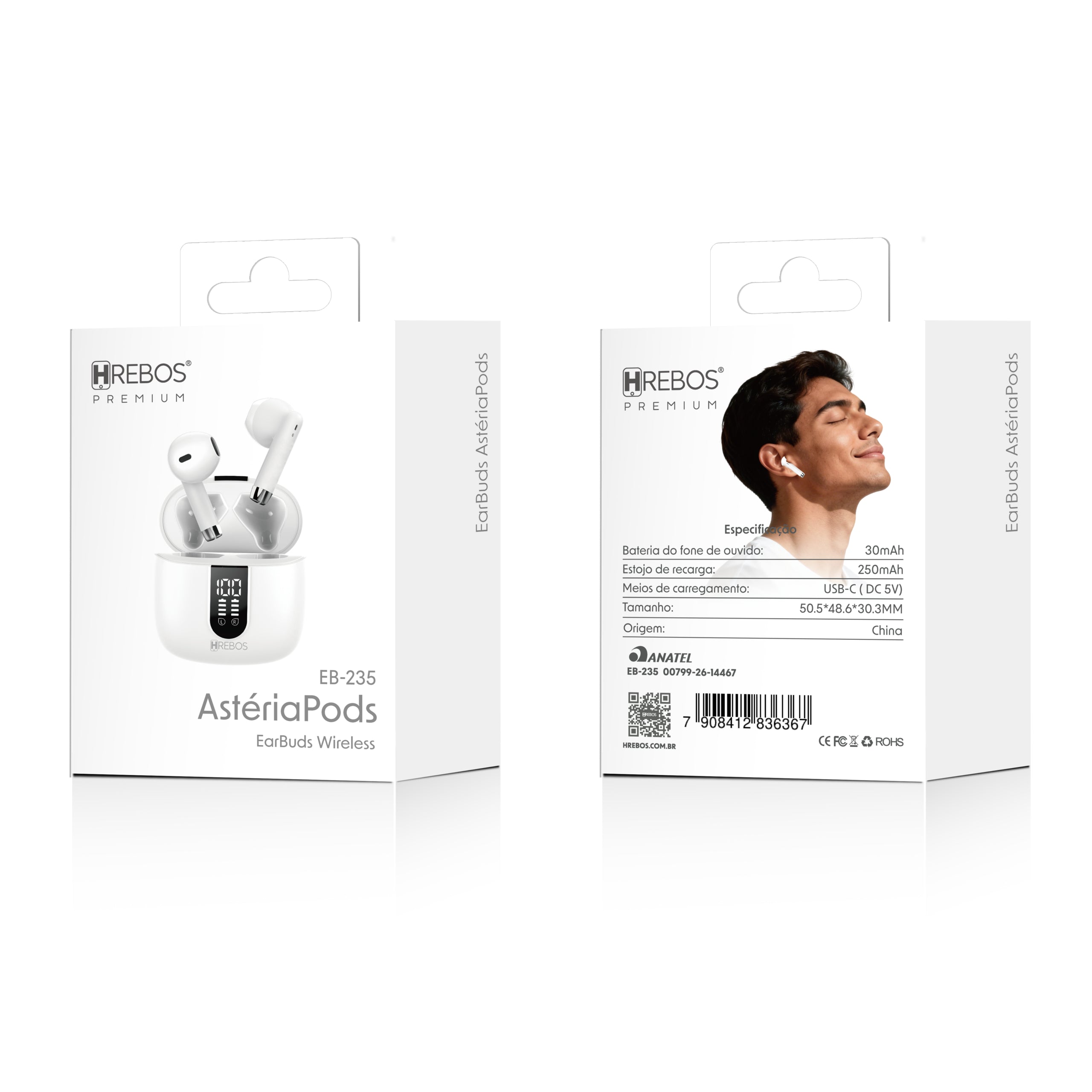 Fone Bluetooth AstériaPods