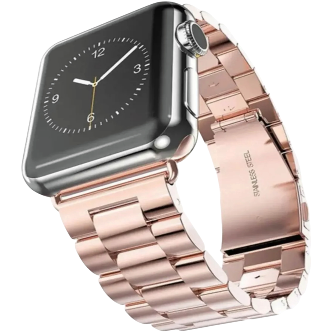Pulseira Apple Watch Aço Rosa