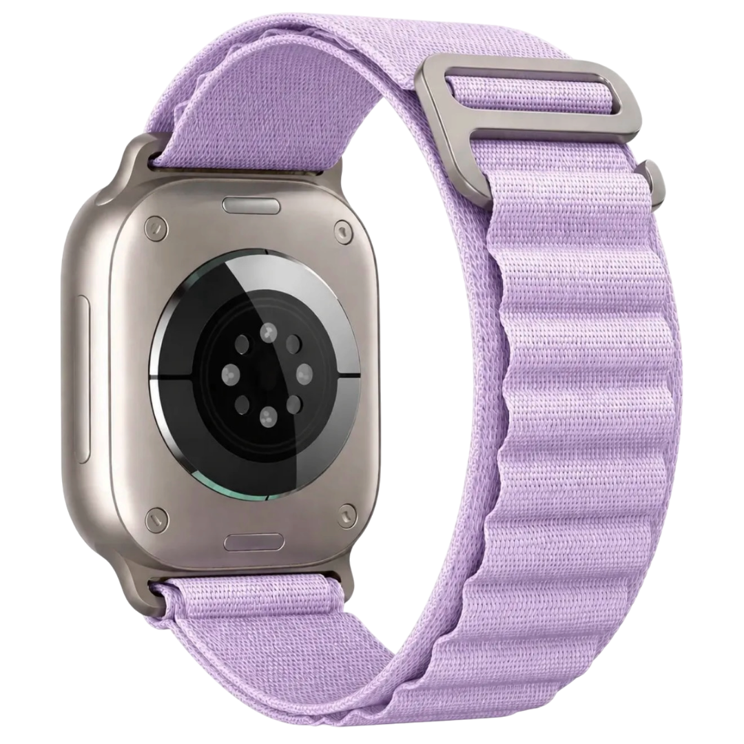 Pulseira Apple Watch Tecido Roxa