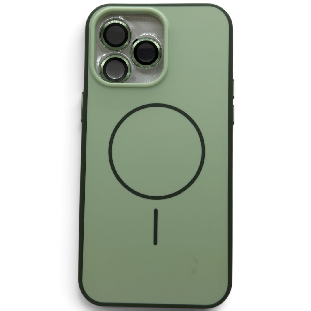 Capa Magnética G`modelo New Skin iPhone 14 Pro Max Verde