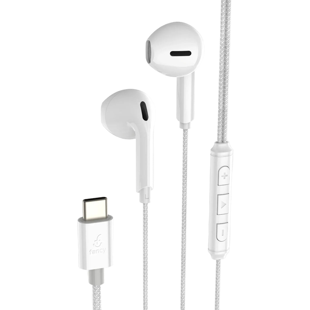 Fone de Ouvido com Fio Tipo-C Chip DAC - TC-04