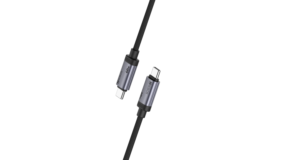 Cabo NovaBraid 60w Tipo-C x Tipo-C 1m