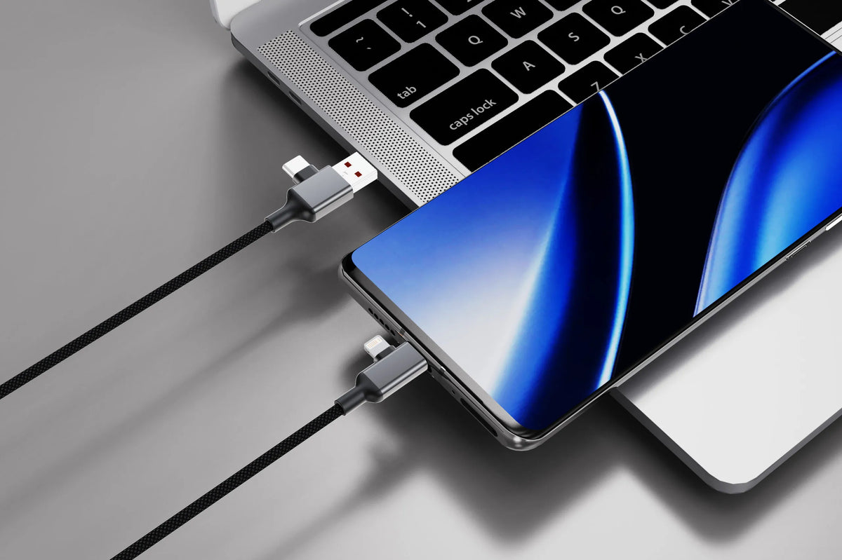 Cabo 4 em 1 USB x Tipo-C x Lightning 1,2m